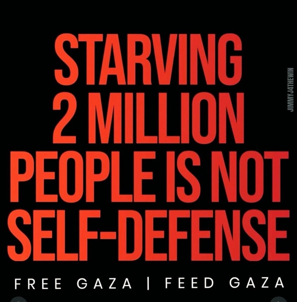 Starving 2 million people is not self-defence 