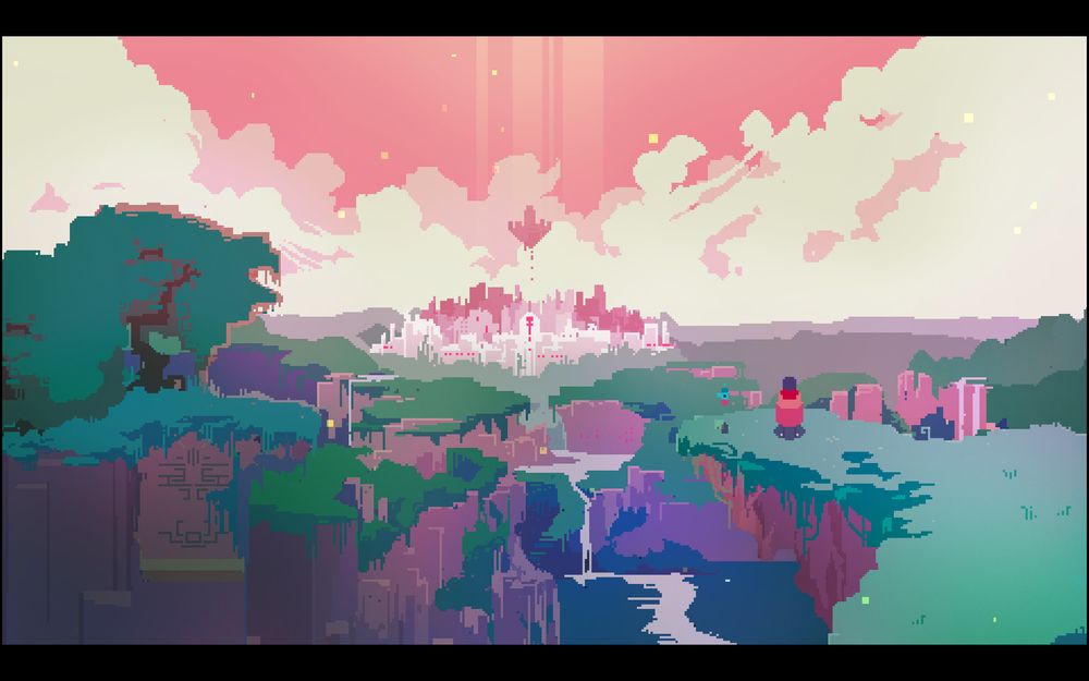 Screenshot aus dem Spiel "Hyper Light Drifter"