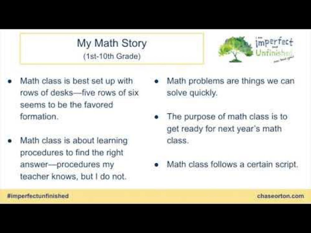 #ImperfectUnfinished Ep5: Interrogate Our Math Story