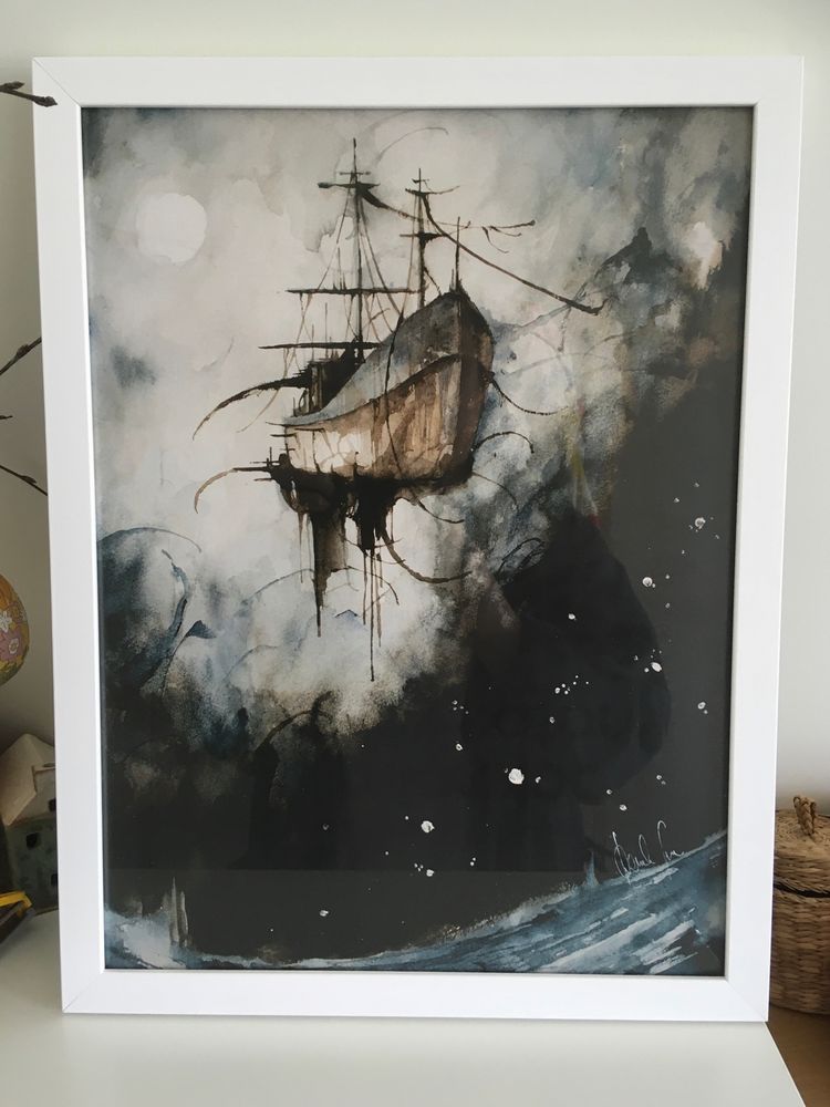 A levitating, dreamlike ship by Daniele Serra