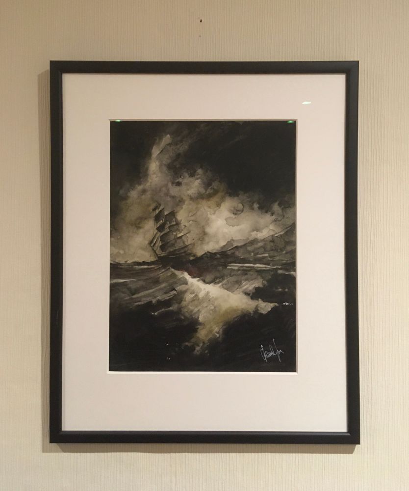 Demeter III: an original (painting) by Daniele Serra. Bought this as a gift for Graham