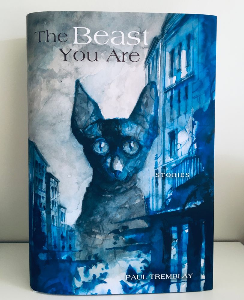 My copy of The Beast You Are by Paul Tremblay, SST.
-the DJ features art on both sides. I’ve opted to showcase the Daniele Serra version 
