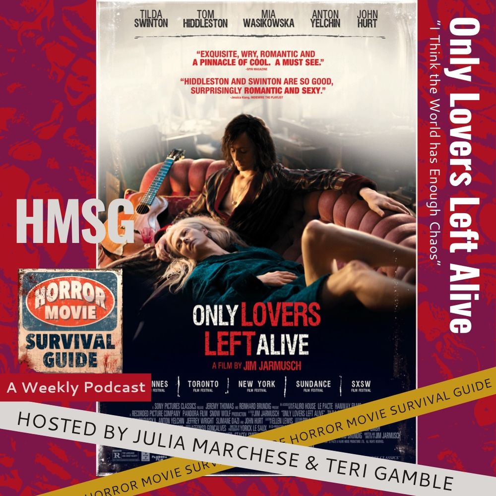 Poster of Tom & Tilda as vampires in Only Lovers Left Alive