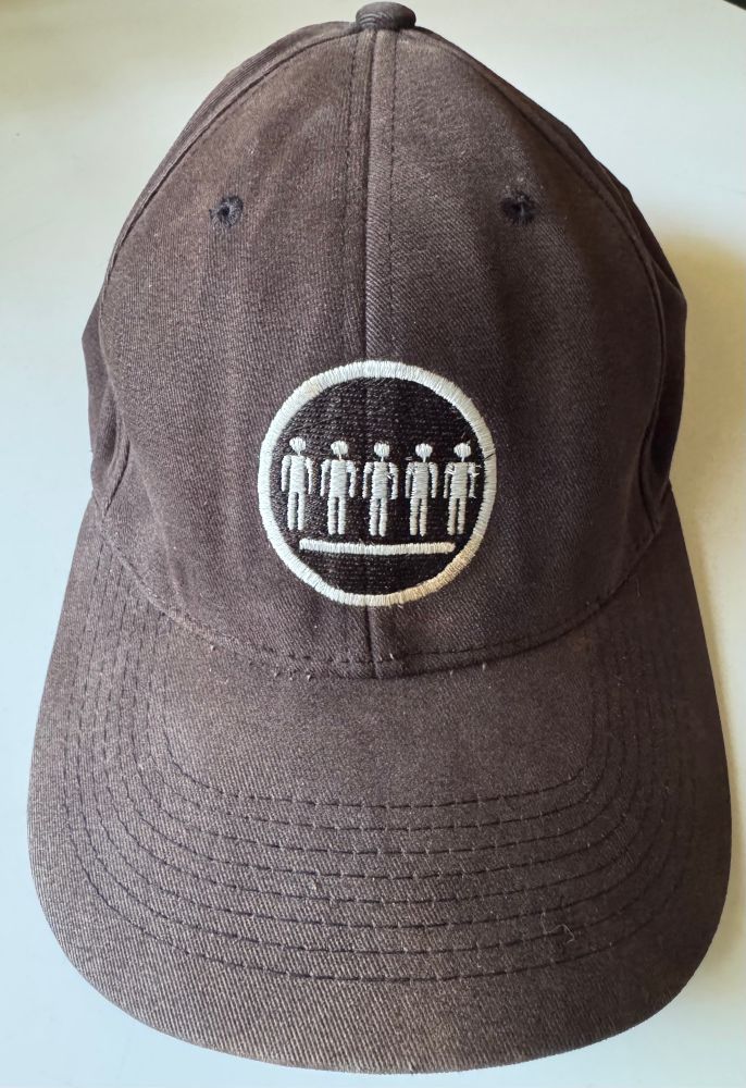 Baseball cap with logo of the band The Suburbs.  