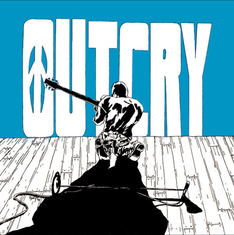 Cover of Outcry 12” EP.  