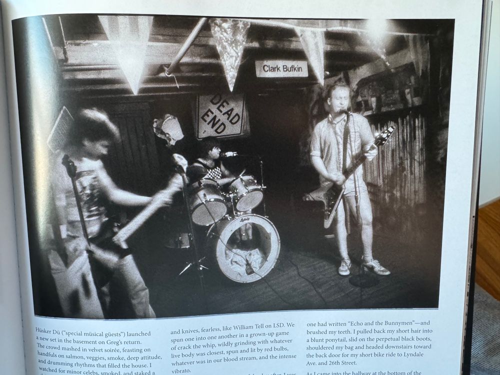 Hüsker Dü playing a Minneapolis basement , July 13, 1984. Photo by Brian Garrity. 