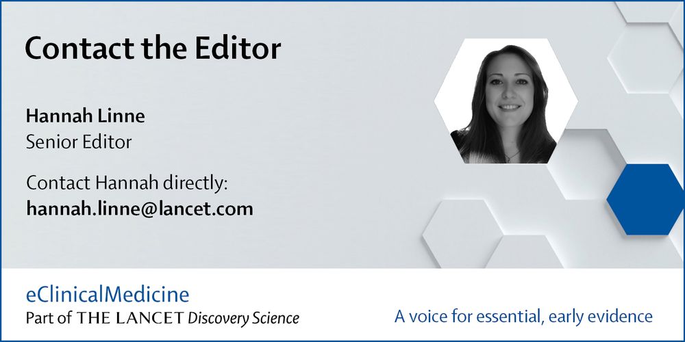 Promotional card. Contact Hannah Linne regarding content enquiries at hannah.linne@lancet.com. Copyright: Elsevier Ltd.