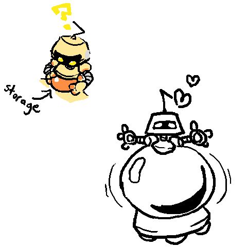 The Dubior girl has an expandable tummy, I suppose?