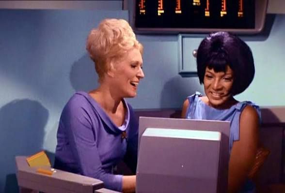 Chapel and Uhura