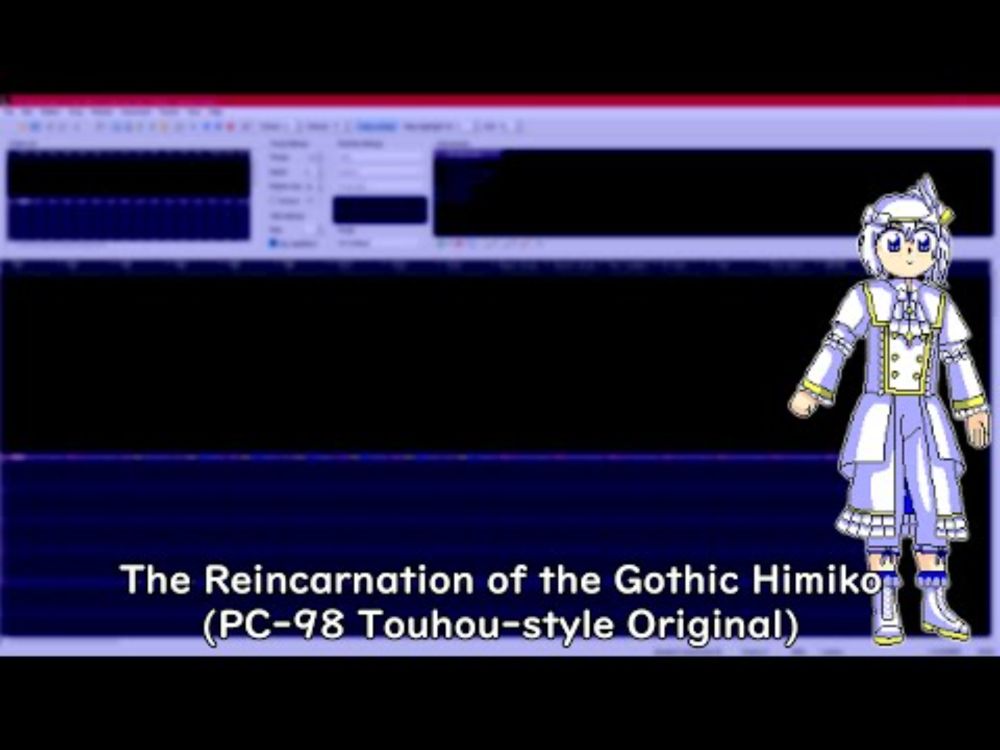 The Reincarnation of the Gothic Himiko (PC-98 Touhou-style Original)