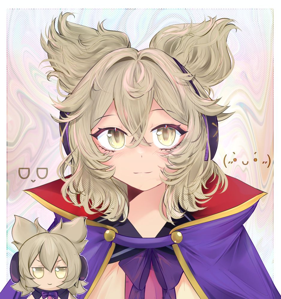 (tags, ignore em) touhou project, 2hu, illustration, fumo, fumofumo, toyosatomimi no miko, kawaii