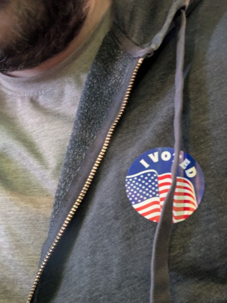 I voted sticker