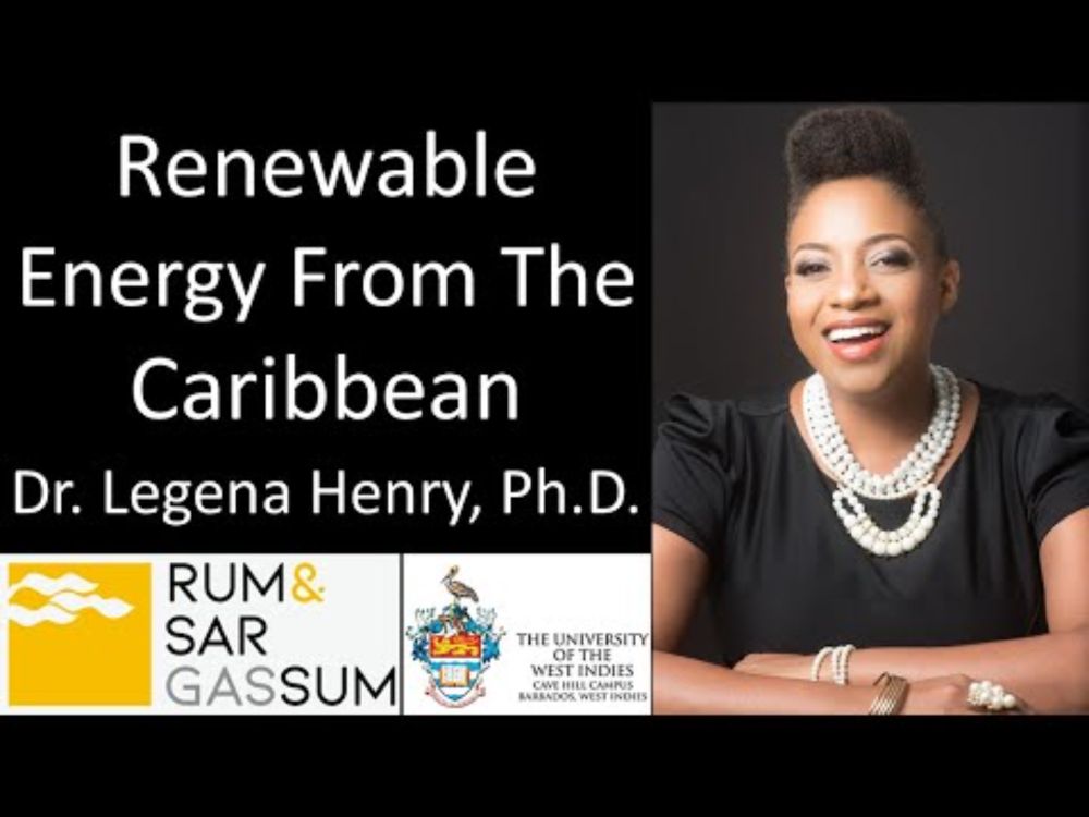 Dr. Legena Henry, Ph.D. - CEO & Founder, Rum and Sargassum Inc - Renewable Energy From The Caribbean