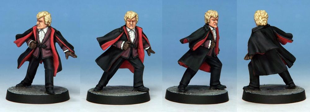 275.	Doctor Hugo Solomon, Top Department X agent, from 7TV Crooked Dice. (my first paint of him) All done in Foundry paints. Mix of brushes.