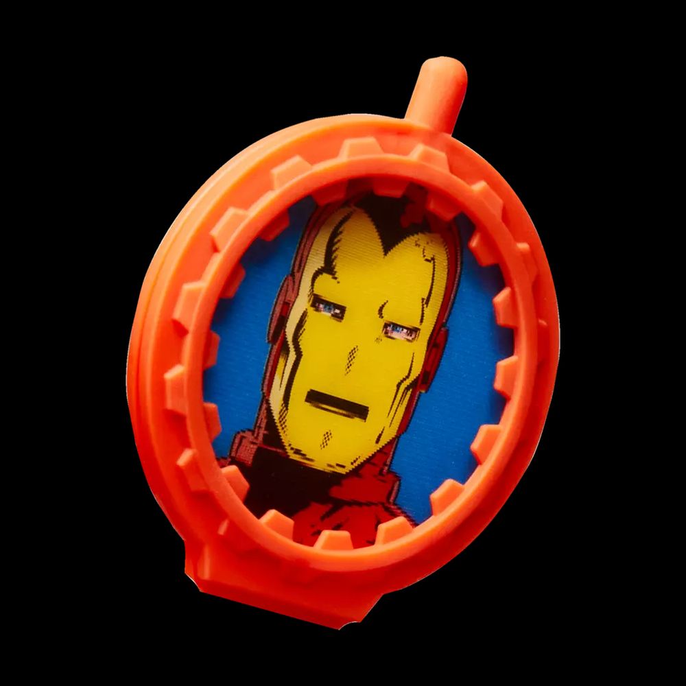 Iron Man's Secret Wars shield, featuring Iron Man's face