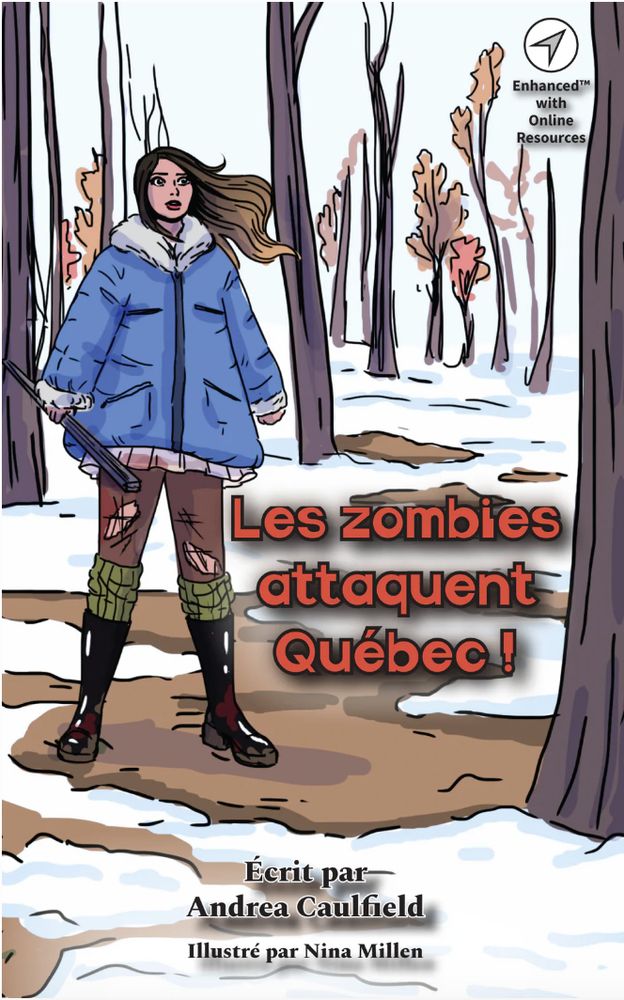 Cover photo of Les zombies attaquent Québec mini novel