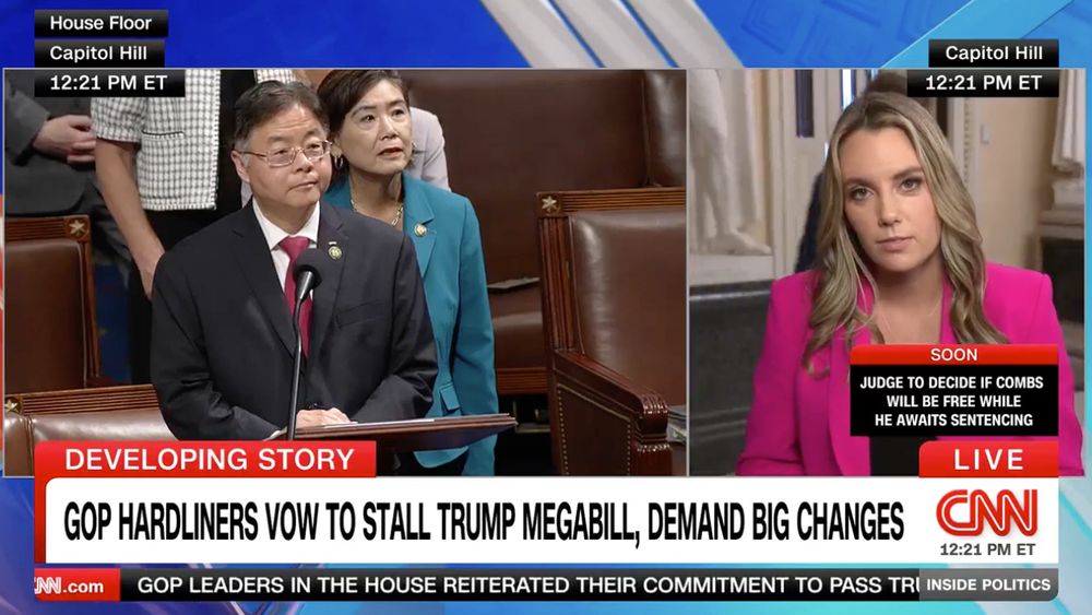 Rep. Ted Lieu speaks on the House Floor during CNN's broadcast.