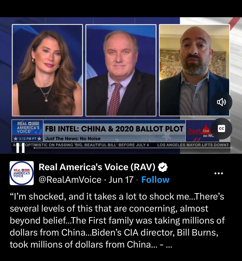 Benz on John Solomon talking about a “plot” by “China” 