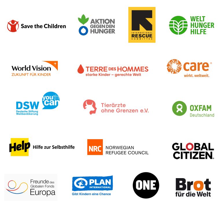 Logos der 17 NGOs