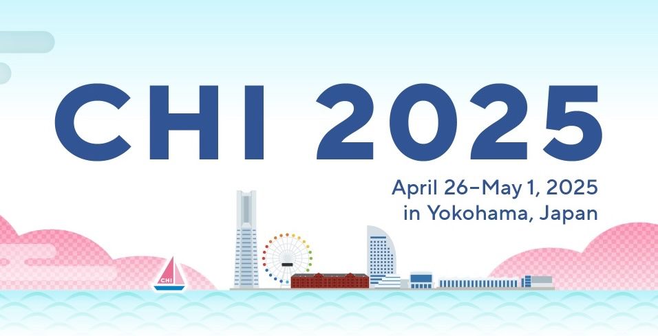 Illustration of a city with a ferris wheel, and there is a tiny boat in the water that says "CHI". Text reads CHI 2025, April 26-May 1, 2025 in Yokohama, Japan.