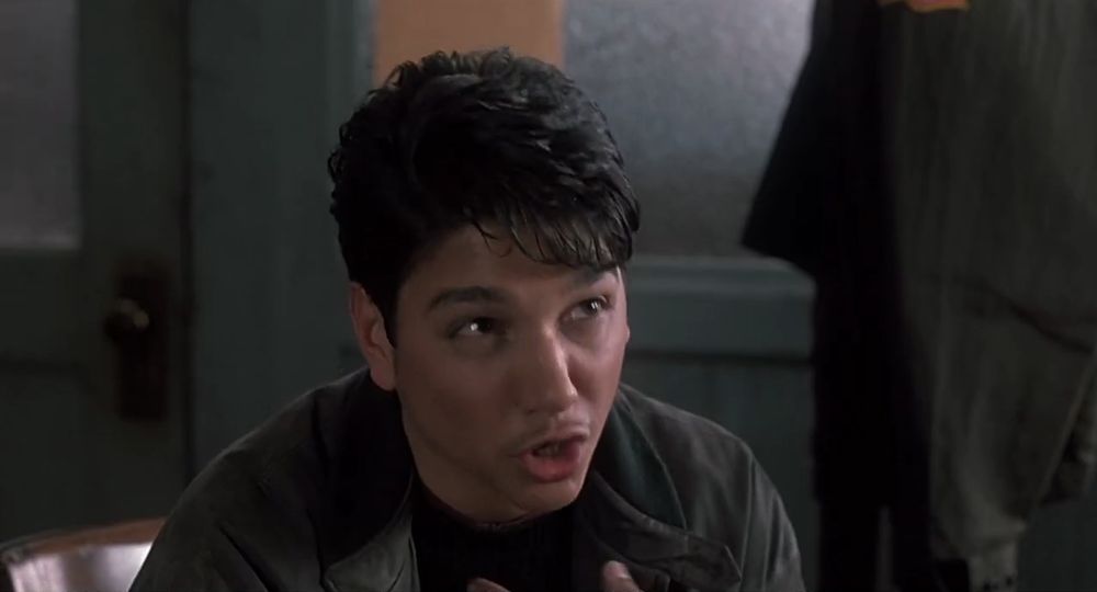 Ralph Macchio (in My Cousin Vinny) responds with confusion by saying "I shot the clerk?"