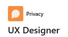 Vaga de UX Designer no privacy