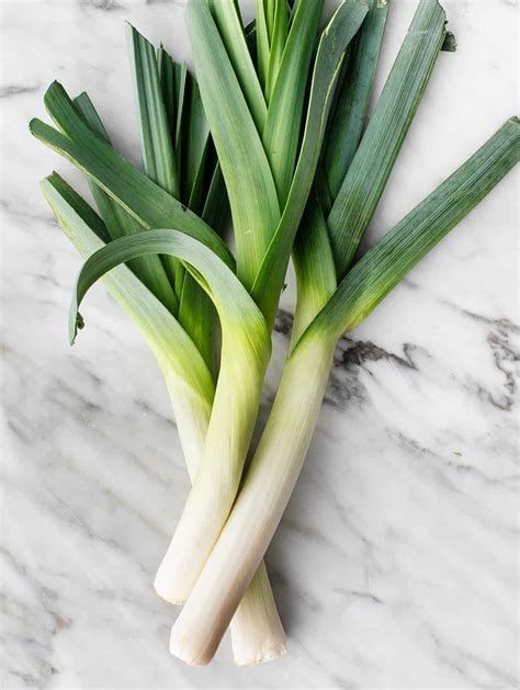 stock image of a leek (vegetable)