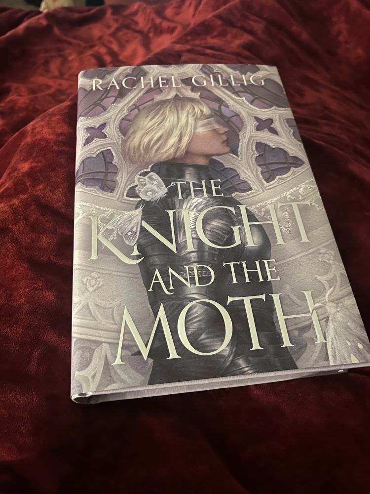 Photo shows the Fairyloot special edition of The Knight and the Moth by Rachel Gillig