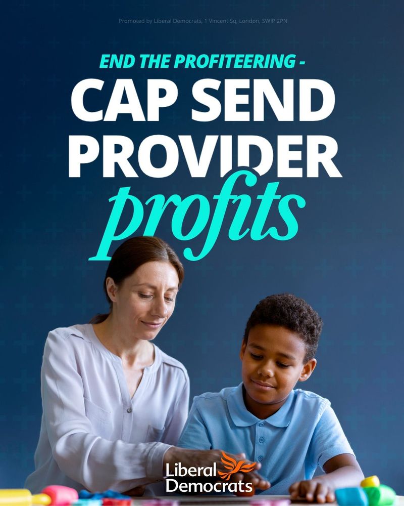 end the profiteering - cap SEND provider profits