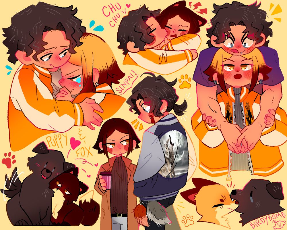 Inugami teruomi and Sako Kota from wind breaker