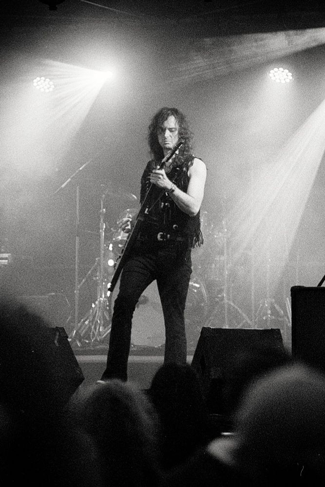 Rock band Tal rasha en noir et blanc sur film au Paimpol in rock 2025