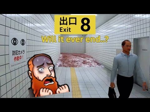 Every Exit is a Lie… | Playing The Exit 8 (Psychological Horror!)