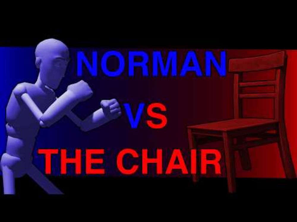 Norman VS The Chair || (Original Blender Animation)