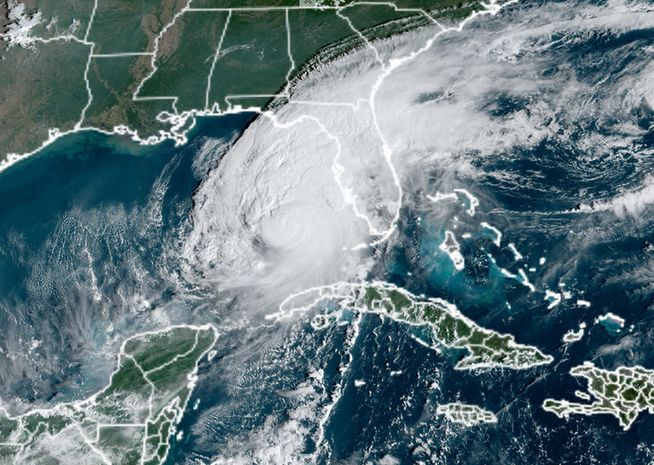 NOAA drops scientist’s ashes into the eye of Category 5 Milton