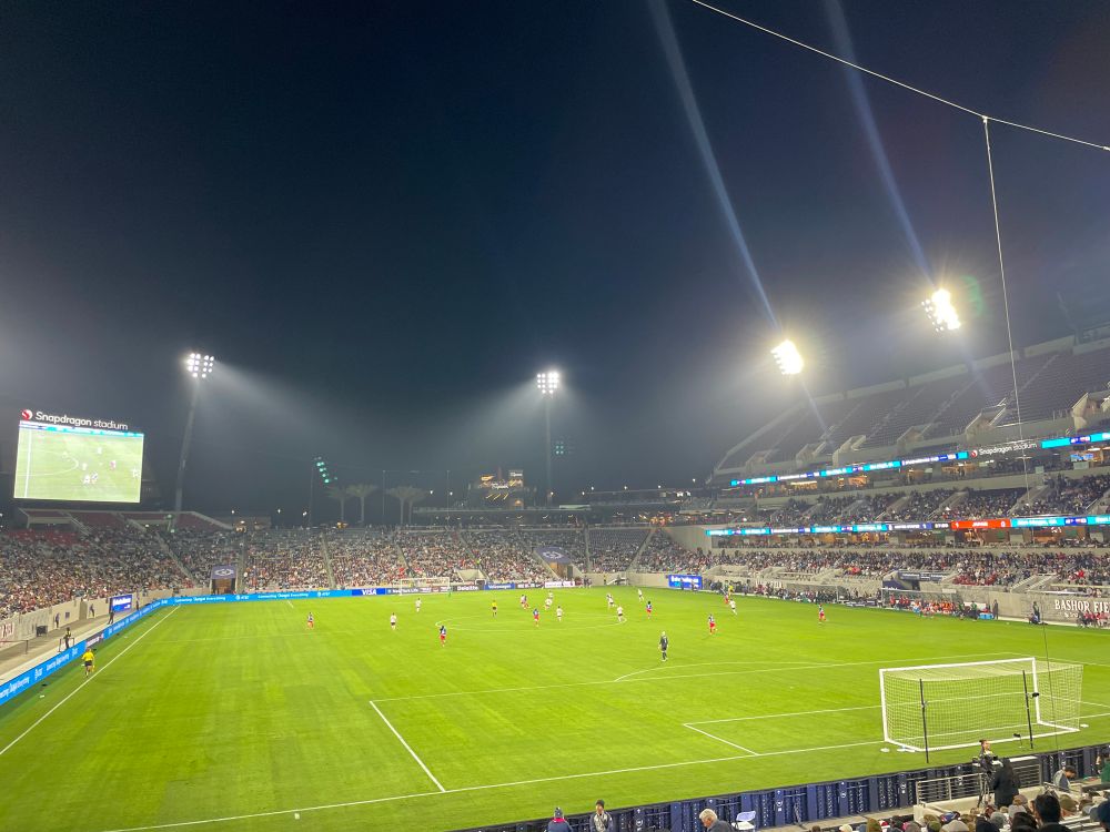 U.S.-Japan women’s soccer match at Snapdragon Stadium in San Diego, CA