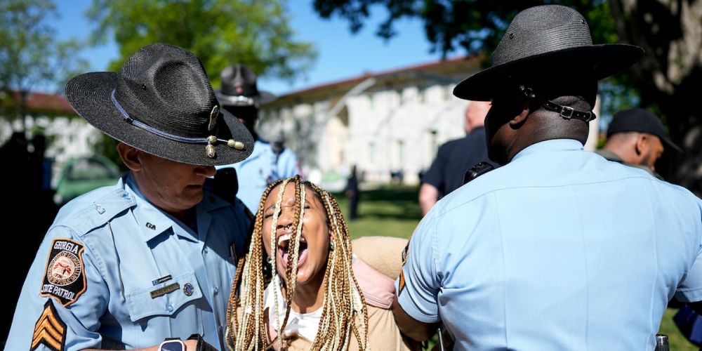 At least 15 arrested at Emory after demonstration protesting Israel-Hamas war, ‘Cop City’