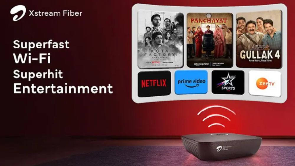 Airtel Xstream AirFiber प्लान्स 2024: हाई इंटरनेट स्पीड के साथ मिलेगी 350 HD चैनल्स और 22+ OTT की सुविधा &raquo; Aaj Ka Taaja Khabar