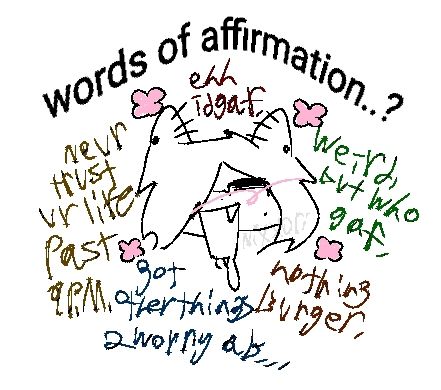 red txt: ehh idgaf
yellow txt: nevr trust ur life past 9P.M.
blue txt: got other things 2 worry ab...
orange txt: nothing Burger.
green txt: Weird, but who gaf.