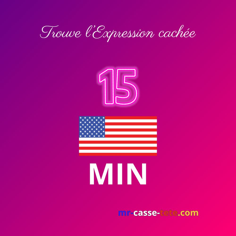 15, drapeau américain, MIN
