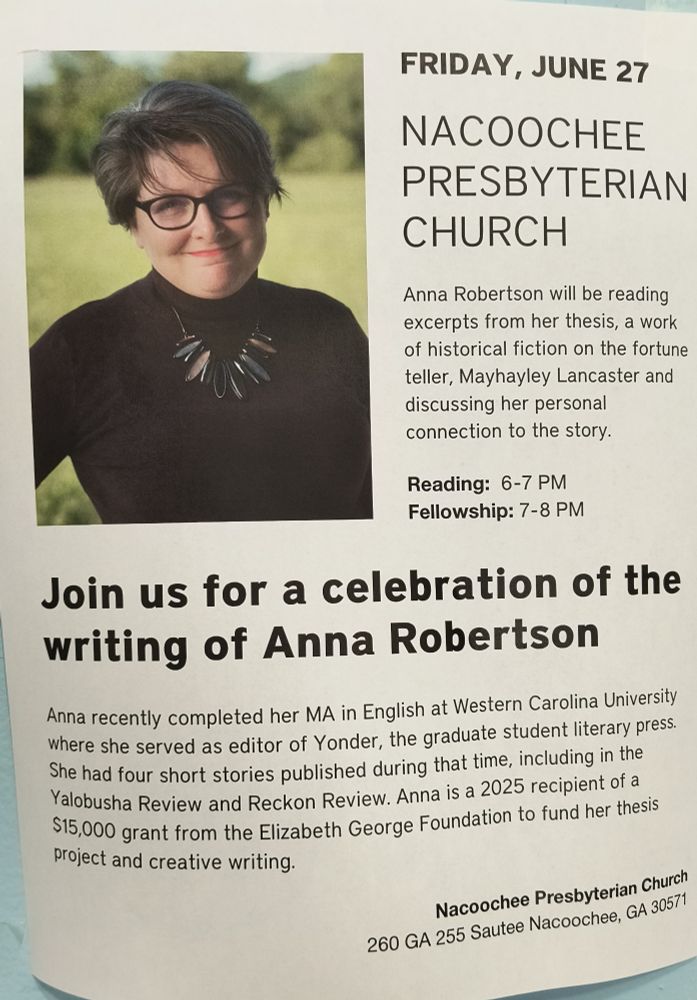I'm doing a little reading in my community. Come see me if you can.