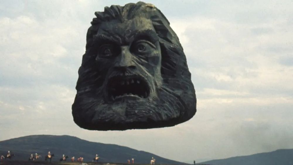flying stone head from ZARDOZ