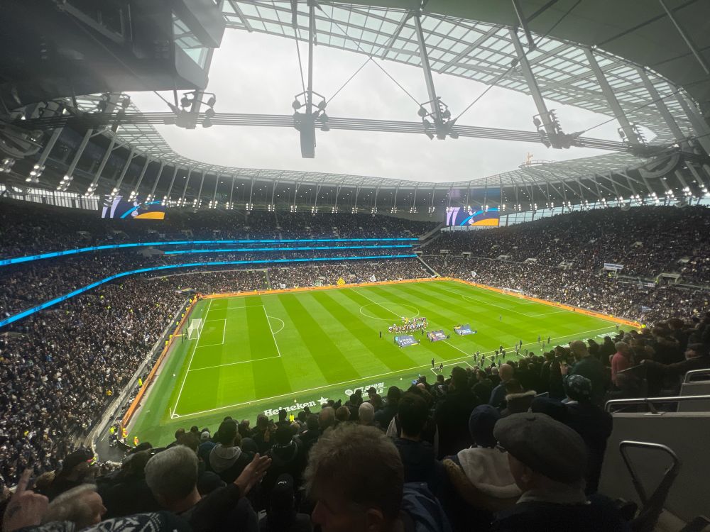 Inside Tottenham Hotspur stadium 