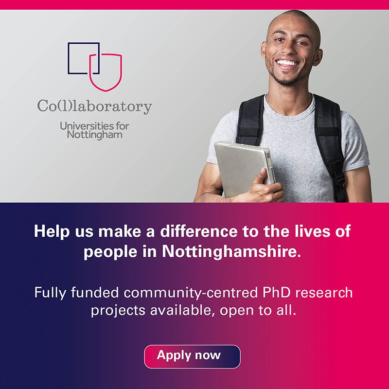 
We have extended the deadline for two of our PhD research projects in science, technology, and engineering to 2 Feb 2025.

These projects tackle real-world challenges for Nottinghamshire communities. 


