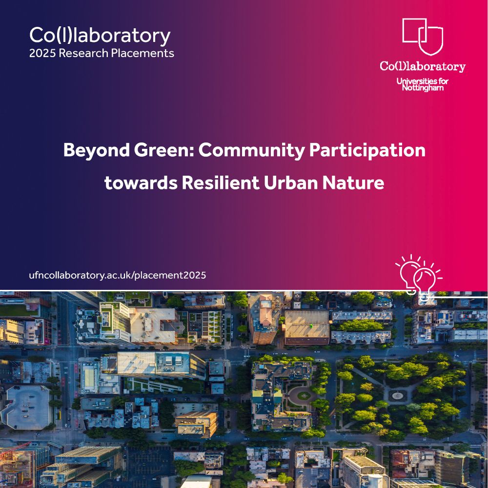 Beyond Green: Community Participation towards Resilient Urban Nature