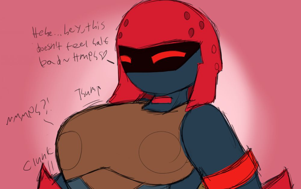 It's usually rare for Scout to be a supposed switch, but given some mod continuity, why not store ghosts in his chest?
Gift Sketch done by RogusTheMage