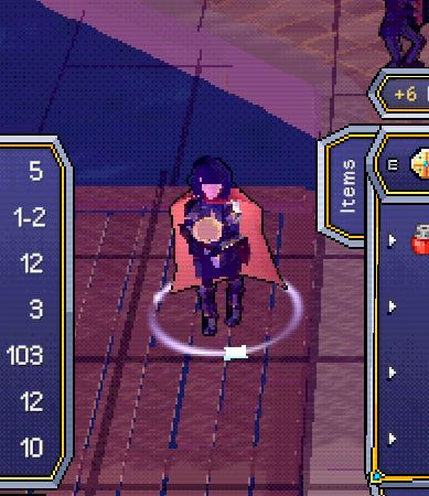 Lyra's low-poly character model in-game