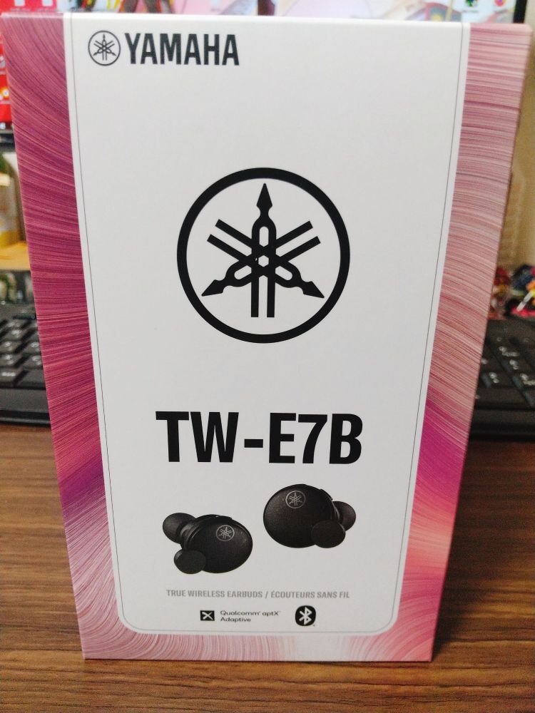 YAMAHA TW-E7B(ワイヤレスイヤホン)を手に入れた写真
