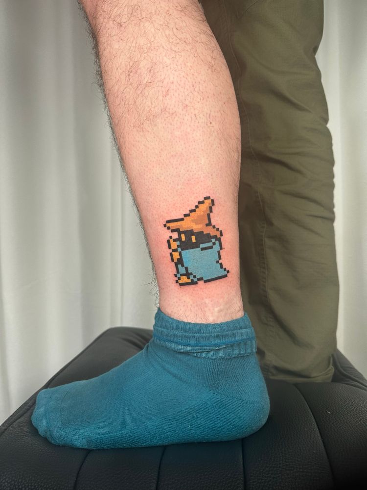 Final fantasy 1 black mage tattoo