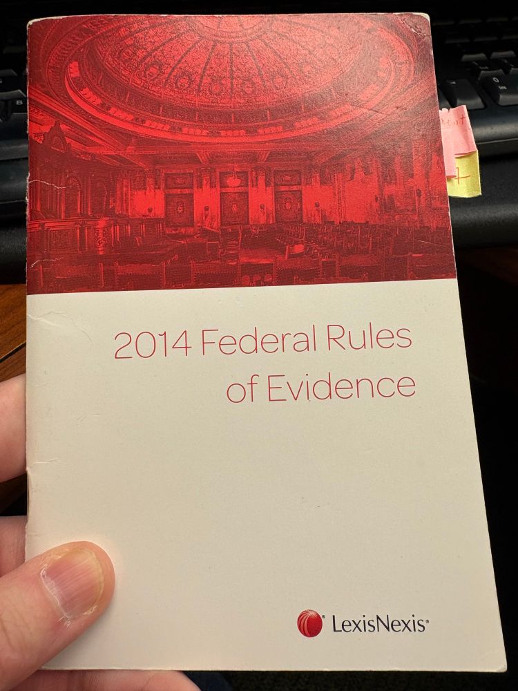 Pocket edition of 2014 Federal Rules of Evidence