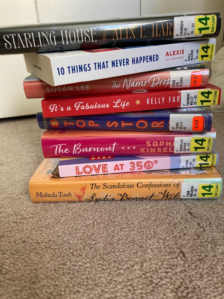 Far too many books for me to read before they come due